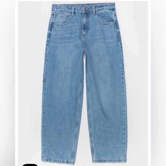 NWT Thrills Big Slacker Loose Fit Jeans Size 32 Baggy Medium Wash - Picture 13 of 14